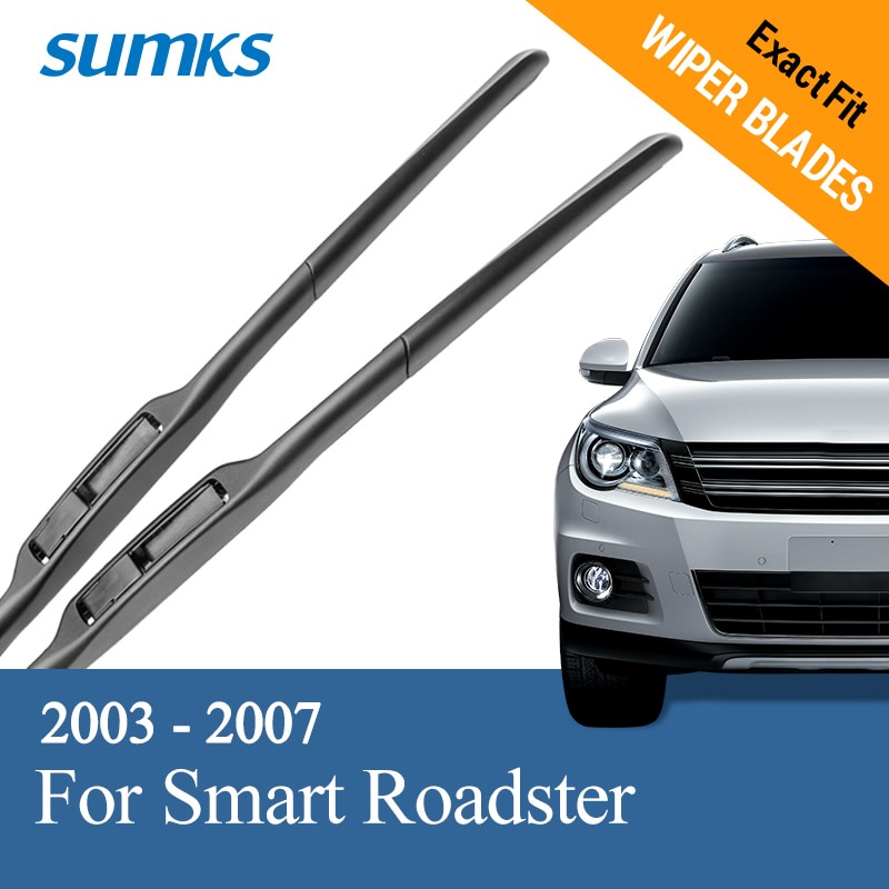 SUMKS Wiper blade for Smart Roadster 20  18 Fit Hook Arms2003 2004 2005 2006 2007